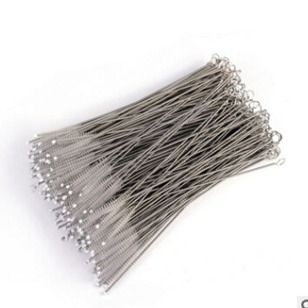 

Stainless Steel Drinking Straw Cleaning Brush Drinking Pipe Cleaner Reusable Baby Bottle Tube Cleaning Tools 17cm 60 Pcs Lot