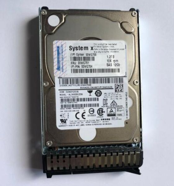 

00wg700 1.2 тб 10к sas 12 гбит / с 2.5" g3hs жесткий диск