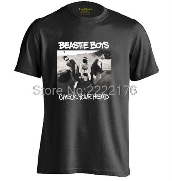 

beastie boys check your new fashion mens & womens custom t shirt, White;black