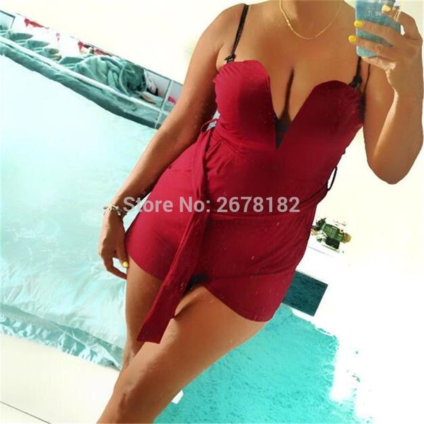

strapless women summer playsuits bodycon off shoulder female romper solid color lady summer jumpsuits, Black;white