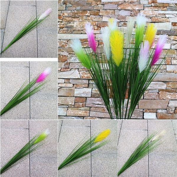 

new artificial reed plants green reed grass plant home wedding party office decoration reed plants t3i0355