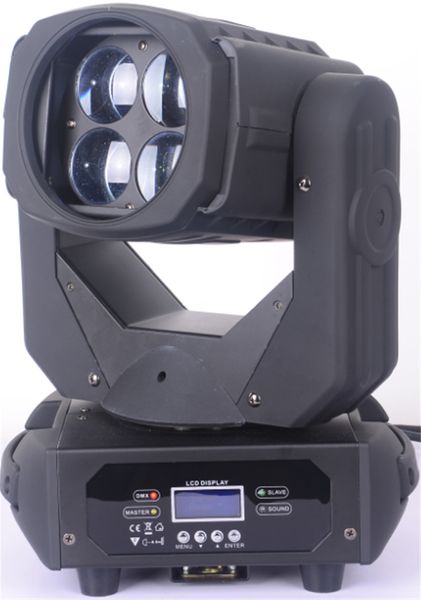 4 pz/lotto led luce capa mobile 4*25 w dmx 512 fascio di illuminazione 4x25 w super fascio testa mobile led luce