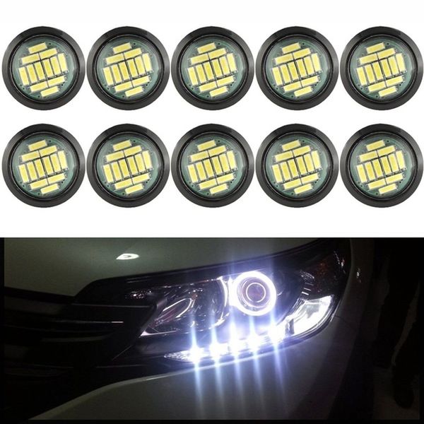 

10 pcs white dc 12v eagle eye waterproof underglow led neon trail rig lights for car truck trail rig rock lamp glow light