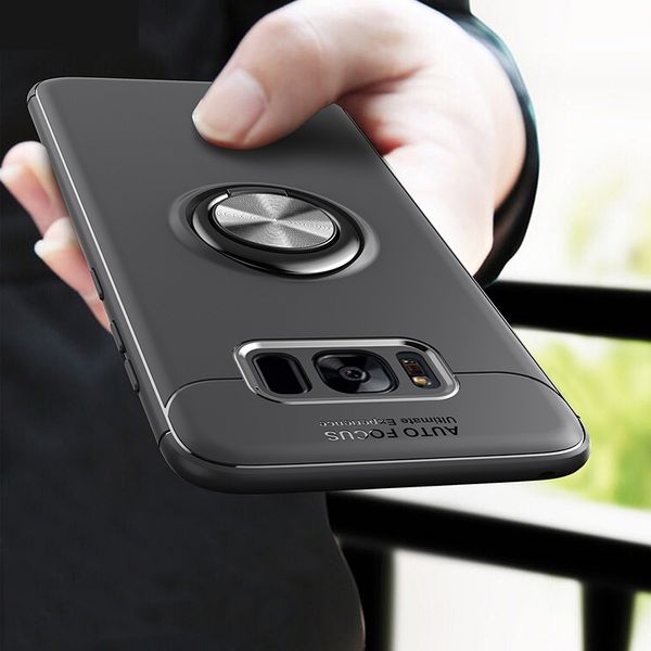 

Чехлы для Samsung Galaxy S8 S9 Plus Автомобильный держатель Стенд Магнитный кронштейн Finger Rin