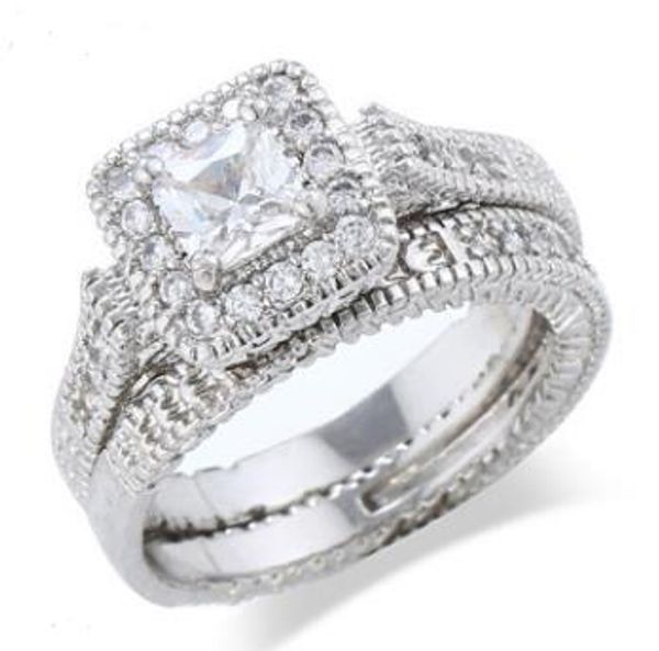 

small jewelry wholesale fashion ring high-end luxury zircon ring, Silver