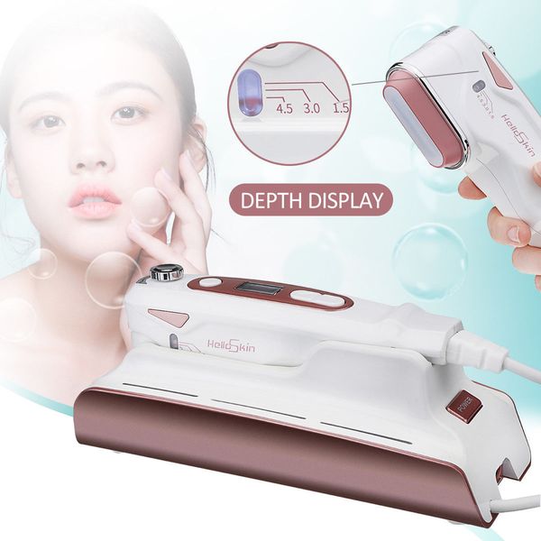 

2021 portable mini hifu machine face skin lifting facial rejuvenation wrinkle removal tightening anti-aging salon home use ce