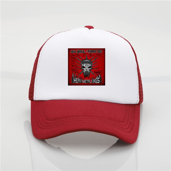 

fashion mesh hat ill bill vinnie paz printing net cap baseball cap men and women summer trend new youth joker sun hat, Blue;gray