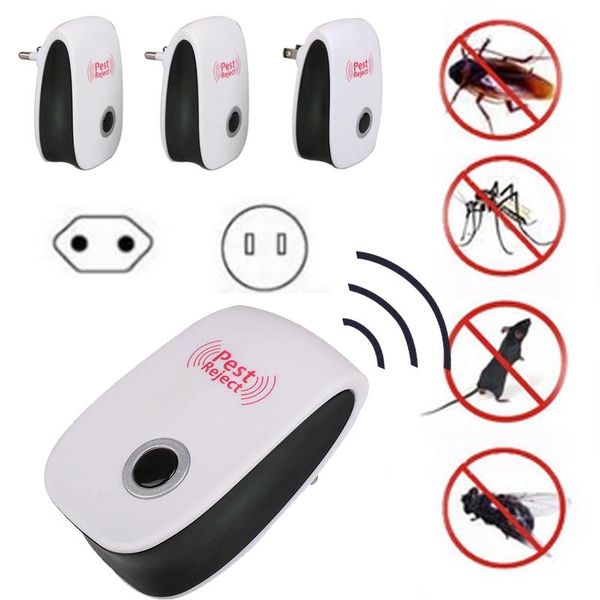 Électronique ultrasonique Pest Reject Bug Moustique Cafard Souris Tueur Répulsif