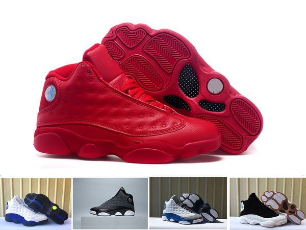 

boys girls 13 kids basketball shoes childrens 13s 13/14 dmp pack playoff sports shoes toddlers birthday gift youth kids sports 28-35, Black