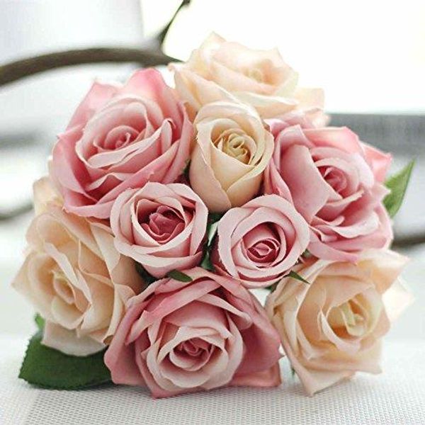 Acheter Fleurs Artificielles Faux Fleurs En Soie Plastique Artificielle Roses De 842 Du Meetyou520 Dhgatecom