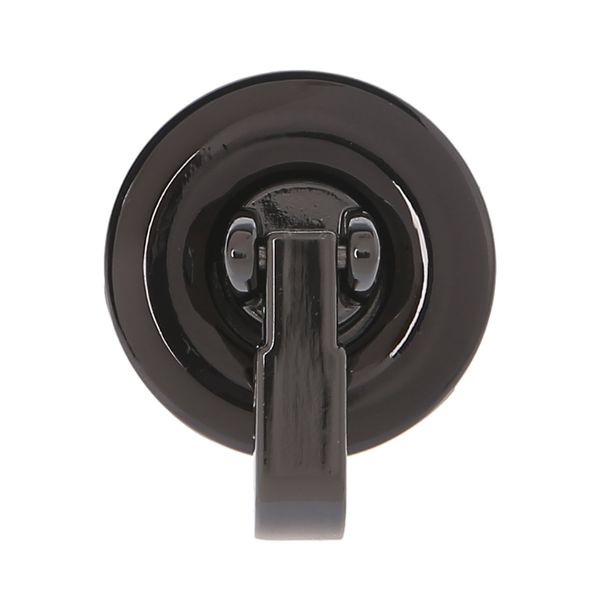 

thinkthendo 1pc metal round shape clasp turn lock twist lock for diy handbag bag purse hardware, Black