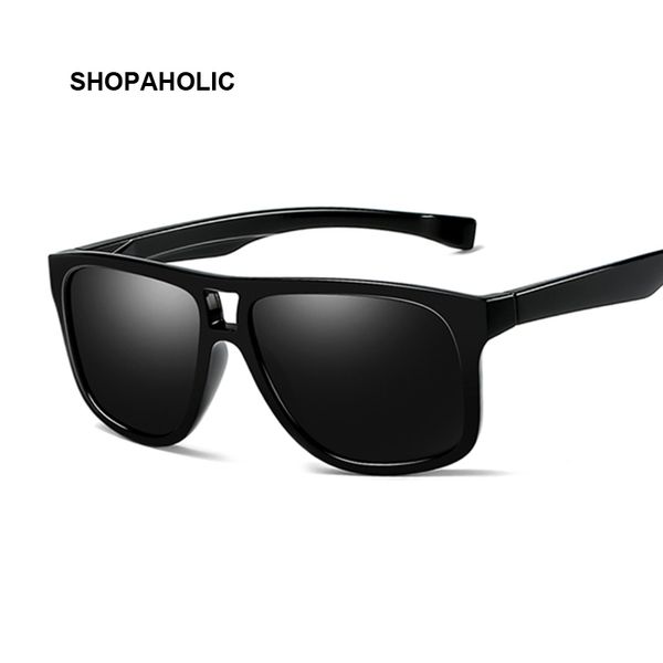 

polarized men sunglasses brand designer retro square sun glasses male accessories driving goggles oculos de sol, White;black