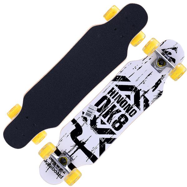 

31" kids mini complete longboard skateboard maple wood deck skate board mini street dancing longboard