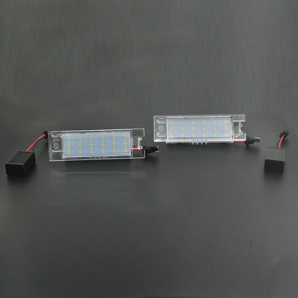 2 Teile/satz LED Auto Anzahl Kennzeichen Lichter Lampe Birne für Vauxhall Opel Corsa C D Astra H J Vectra Langlebig stoßfest