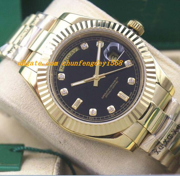 

luxury watches mens gold rome 4 colour dial 118348 watch chest 41mm automatic fashion brand men's watch wristwatch, Slivery;brown