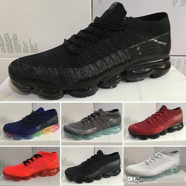 

2021 new rainbow 2018 men woman shock casual shoes fashion men casual designer sports sneakers, Black