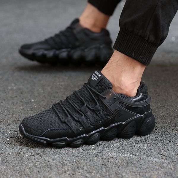 

running shoes for men original light lace-up big man sneakers adults air mesh breathable mens shoes sports