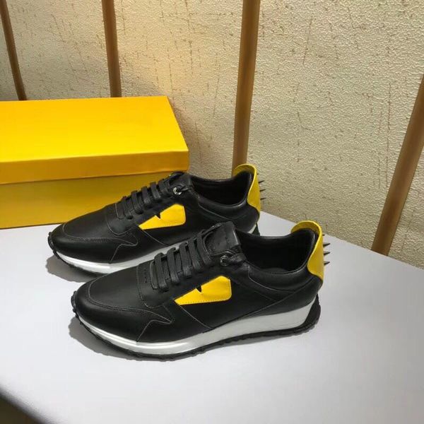 

luxury 2018 quality men's shoes with shoes black leather with detailmen casual genuine leather size38-45leather sole