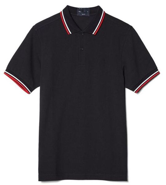 

new logo summer polo men's polos embroidery shirt short sleeves turn-down collar polo clothing male fashion casual polo size s-3xl, White;black