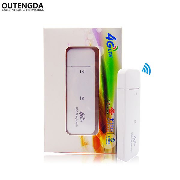 3G / 4G LTE Roteador Sem Fio 4G USB WiFi Modem Dongle Stick Móvel Broadband Cartão SIM Adaptador de Acesso à Internet