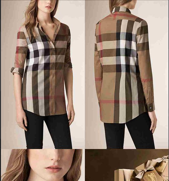 

2018 nueva BBR y camisa a cuadros arco iris con манга larga ins súper camisa популярные mujer вентилятор ropa Хан С4