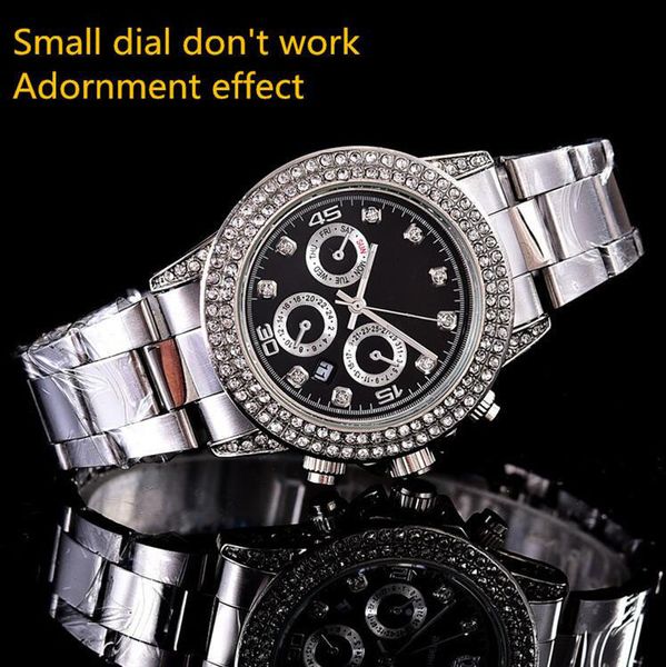 

Топ люксовый бренд спортивные мужские автоматические AAA качества кварцевые часы функция точного позиционирования календарь кварцевый механизм