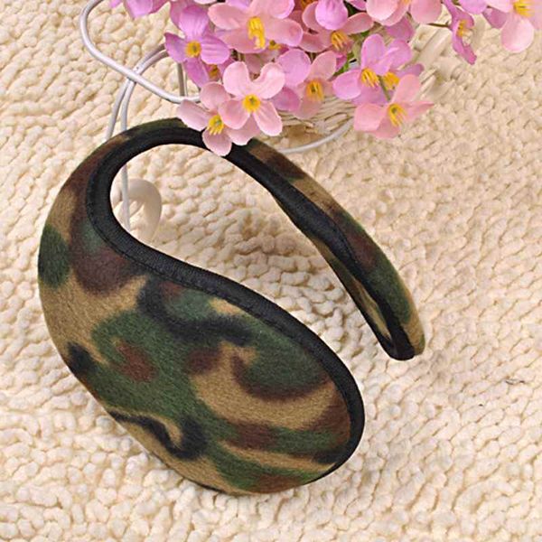 

wholesale- plush camouflage winter warm ear muff warmer grip earlap head wrap band earmuff newest, Blue;gray