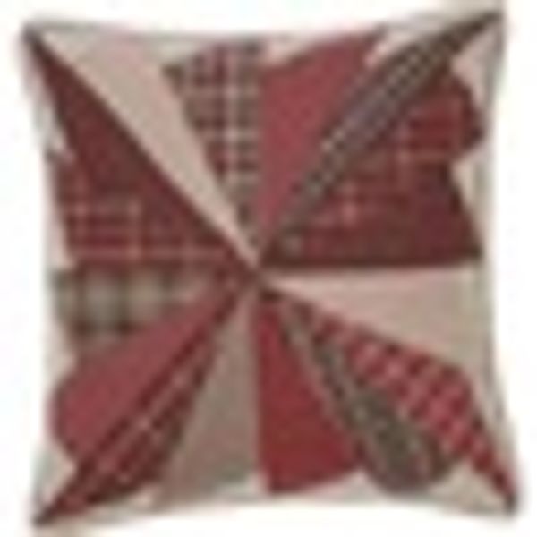 

rustic & lodge bedding ozark red quilted euro sham pillow case
