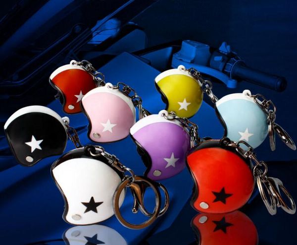 

3d racing motorcycle helmet keychain key ring moto accessories sports promotion gift carabiner keychain knight's safety helmet keychain, Silver