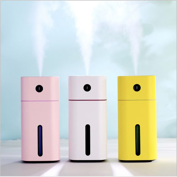 

colorful lights led humidifier 180ml capacity silent office bedroom small air purification aromatherapy fog water night light touch