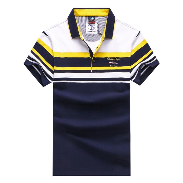 

t-shirt men 2018 launching commerce fashion striped color embroidery breath fabric popular male ing, White;black