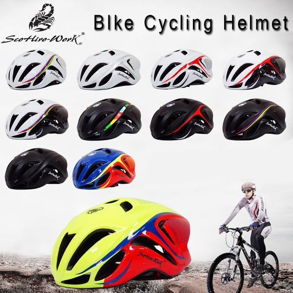 

2018 new bicycle helmet for men ultralight eps+pc cover mtb road bike helmet integrally-mold cycling cycling safely cap