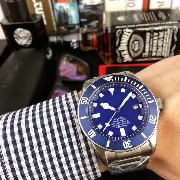 

продажа роскошные автоматические часы синий циферблат из нержавеющей стали спор