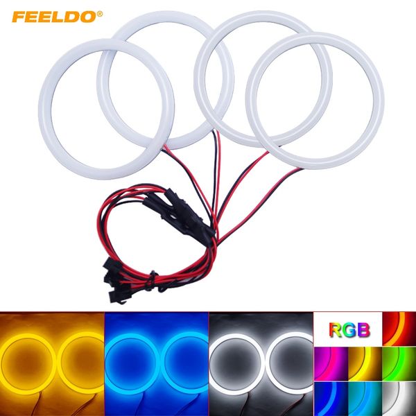 

FEELDO Автомобильный ксеноновый хлопок с ангельскими глазками Halo Ring DRL Для BMW E46 Coupe 2D