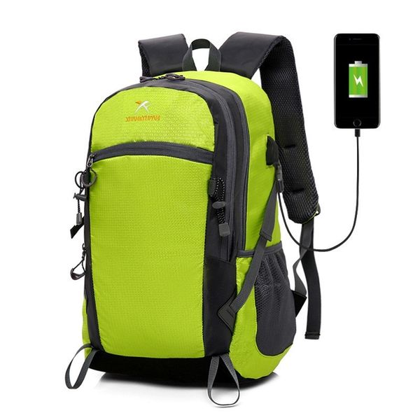 

usb зарядки сумка мужская спортивная сумка женская открытый путешествия рюкзак