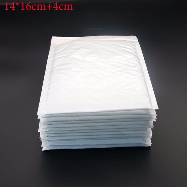 

50 pieces / hand (14 * 16cm +4 cm) retro white envelopes bubble bags high-quality style packaging supplies