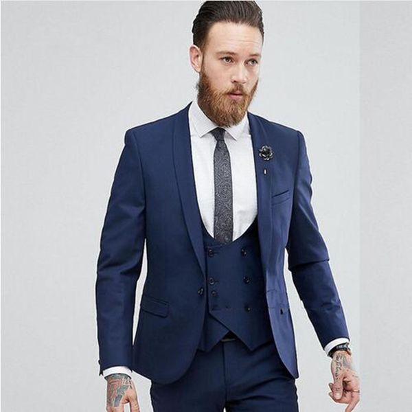 

new designers mens suits custom made blue men wedding suit slim fit man suit terno tuxedo formal prom (jacket+pant+vest, White;black