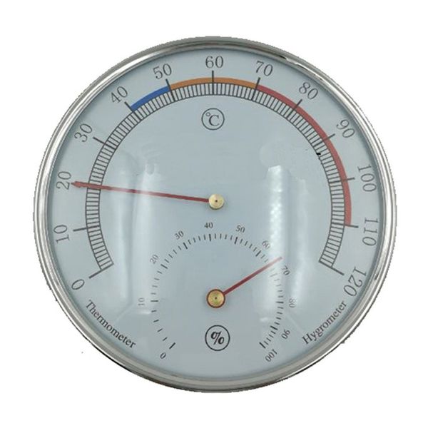 

5-inch dial thermometer hygrometer aluminum case for sauna room
