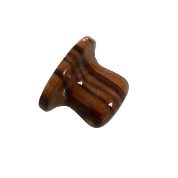 

zebra wood guitar bass control knob hat shape 6mm tone volume konbs in stock