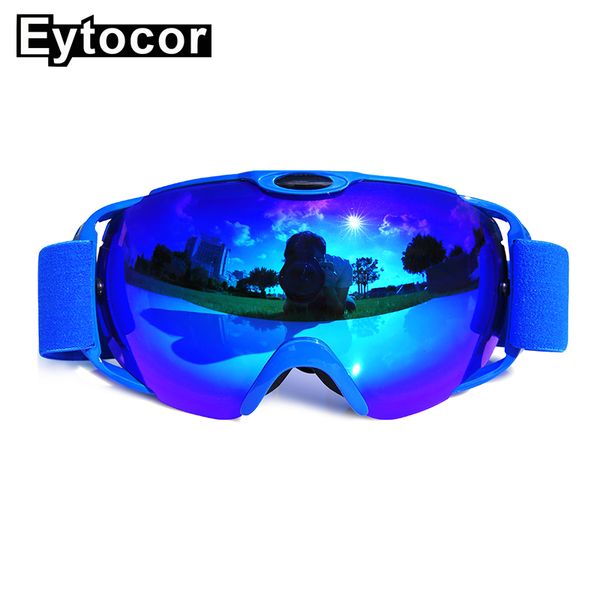 

eytocor professional uv400 ski goggles men women snowboard goggles glasses for skiing adults spherical ski glasses skiing