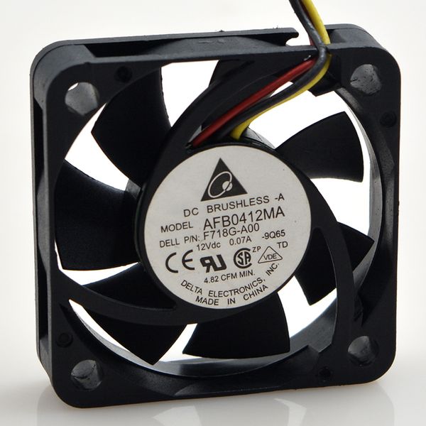 

4cm 4010 12v 0.10a afb0412ma delta dual ball mute cooling fan