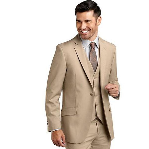 

сшитые на заказ хаки свадебные мужские костюмы смокинги жениха 3 шт. (куртка + брюки + жилет) облегающие костюмы жениха блейзер, Black;gray