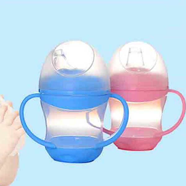 

baby learning cup, a learning cup specially designed for babies, no overflowing super spout, two handles are easier to grasp mx5046