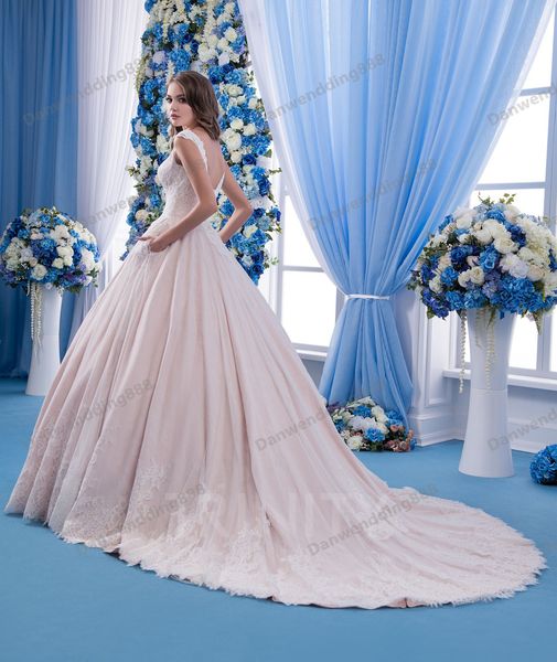 

elegant white/pink tulle scoop applique a-line wedding dresses bridal pageant dresses wedding attire dresses custom size 2-16 zw610124
