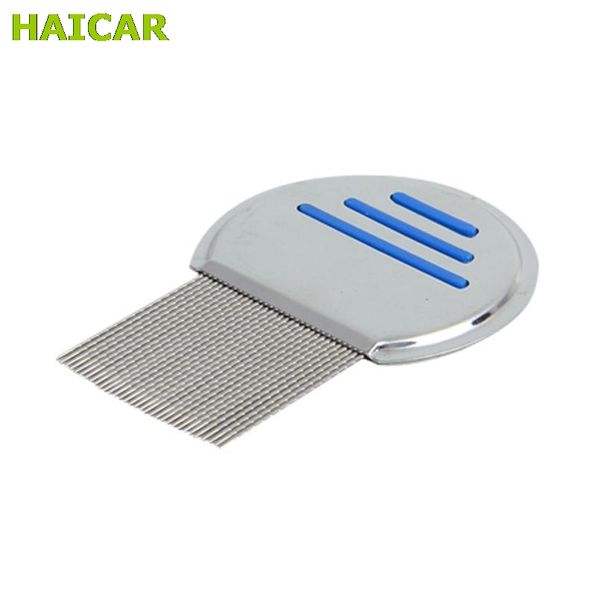 

hair combs terminator lice comb hair rid headlice stainless steel metal teeth drop shipping, Silver