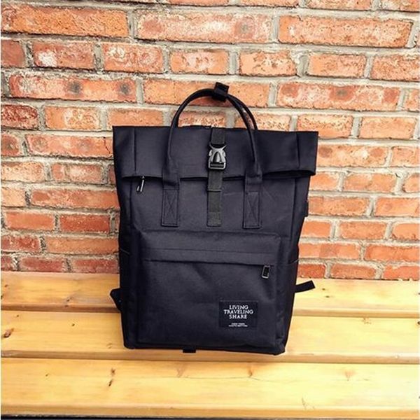 

холст usb рюкзак мода портативный двойной назад студент мешок школы путешествия сумка