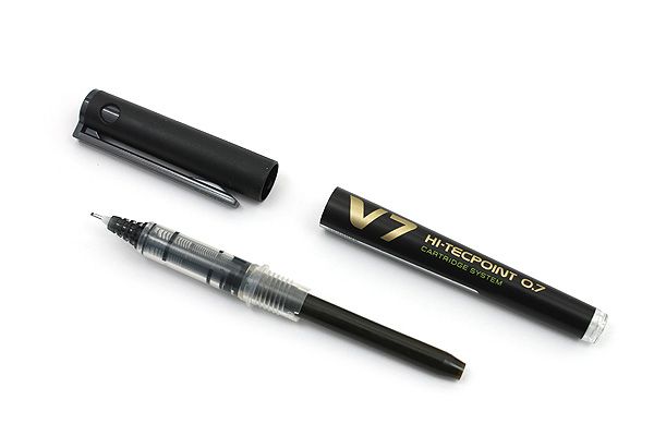 

6 pcs japan pilot hi-tecpoint gel pen bxc-v5/v7 0.5mm/0.7mm can replace ink cartridge needle extra fine point liquid ink office