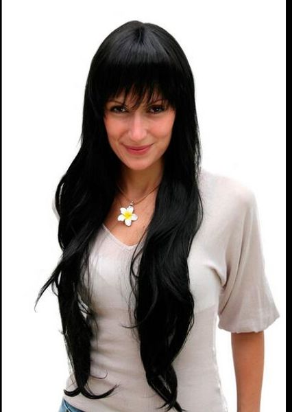 Wig Black Super Long Fringe Quality Wig Women S Wig 6311 1b