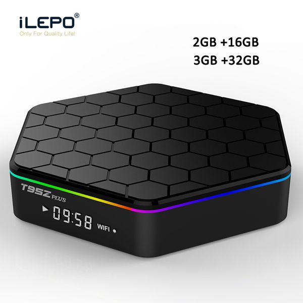 

t95z plus tv amlogic s912 octa core android 7.1 box 2gb 3gb ram 16gb 32g rom tv box dual wifi bluetooth