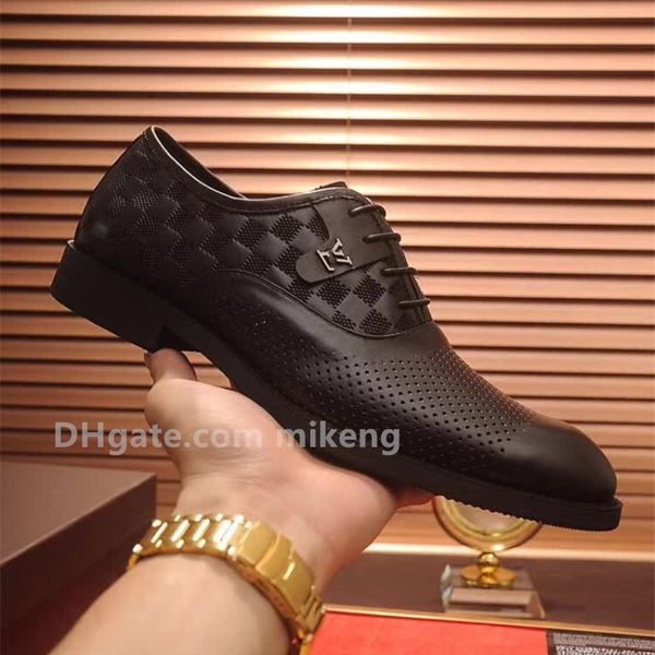 

Fa hion the luxury brand luxuriou formal dre hoe of 2018 match the black leather hoe of men true hol ter feet fa hionab